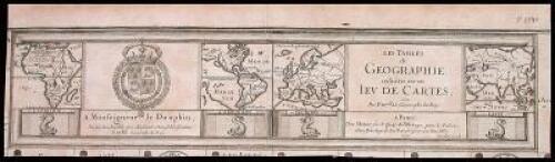 Les Tables de Geographie, reduites en un Jeu de Cartes