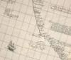 Carta Particolare dello Stretto di Iezo fra l'America e l'Isola Iezo. La longitudine Comincia da l'Isola di Pico d'Asores D'America carta XXXIII - 2