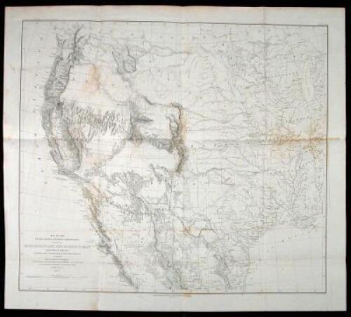 Map of the United States and Their Territories Between the Mississippi and the Pacific Ocean and Part of Mexico....