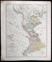 Charte von America nach astronomischen Bestimmungen den neusten Nachrichten und Charten entworfen von F.L. G&uuml;ssefeld
