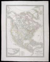Carte de l'Am&eacute;rique Septentrionale