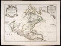 Amerique Septentrionale divis&eacute;e en ses Principales Parties, ou sont distingu&eacute;s les uns des autres les Estats suivant quils appartiennent presentemet aux Fran&ccedil;ois, Castillans, Anglois, Suedois, Danois, Hollandois...