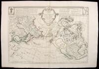 Carte des Nouvelles Découvertes au Nord de la Mer du Sud, Tant à 'Est de la Siberie et du Kamtchatka, ou à l'Ouest de la Nouvelle France...