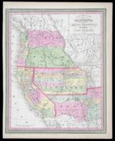 A New Map of the State of California, the Territories of Oregon, Washington, Utah & New Mexico