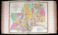 Johnson's New Illustrated (Steel Plate) Family Atlas...[interleaved with 1831 Mitchell maps]