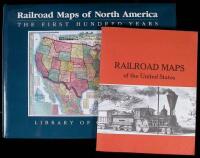 Lot of two volumes on Railroad Maps of the U.S. and North America