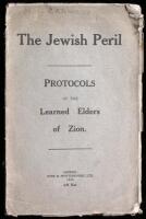 The Jewish Peril. Protocols of the Learned Elders of Zion