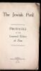 The Jewish Peril. Protocols of the Learned Elders of Zion - 3