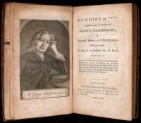 Memoirs of ****. Commonly known by the Nane of George Psalmanazar; A Reputed Native of Formosa. Written by himself In order to be published after his Death...