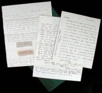 Collection of six autograph letters by Douglass, four of them signed, to Hannah Fuller, regarding an anti-slavery meeting they are scheduling and other matters