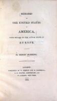 Remarks on the United States of America, with Regard to the Actual State of Europe