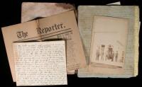 Handwritten journal kept by a young man in western Pennsylvania, 1839-1840, plus related material from the family after moving to Nebraska