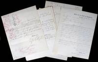 Collection 12 autograph documents, signed by Gen. A.A. Humphreys