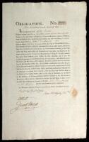 Deed for the purchase of one lot in the new federal city of Washington, the actual location of the lot to be determined by lottery