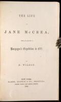 The Life of Jane McCrea, with an Account of Burgoyne's Expedition in 1777