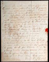 Autograph Letter, signed by Brigham, to Robert Mills