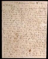Autograph Letter signed by S.B. Brigham, to Robert Mills