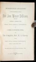 Reminiscences and Events in the Ministerial Life of Rev. John Wesley DeVilbiss, (Deceased) Formerly a Member of the West Texas Annual Conference, by a Number of Contributing Authors, and the Compiler, Rev. H.A. Graves, of the West Texas Annual Conference.