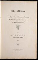 The Menace: An Exposition of Quackery Nostrum Exploitation and Reminiscences of a Country Doctor