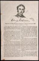 Pre-publication leaflet advertising Seven and Nine Years Among the Camanches and Apaches
