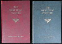 The West Texas Frontier or a Descriptive History of Early Times in Western Texas, Containing an Accurate Account of Much Hitherto Unpublished History