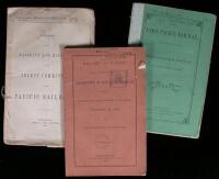 Lot of 3 Pacific Railroad reports