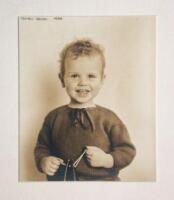 Portrait of Jon Elkus, aged 2 years, 1934