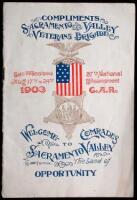 Sacramento Valley: California, the Land of Opportunity, Issued by the Sacramento Valley Development Association in Honor of the Thirty-Seventh National Encampment of the Grand Army of the Republic, 1903