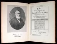 Life, Diary and Letters of Oscar Lovell Shafter, Associate Justice Supreme Court of California, January 1, 1864, to December 31, 1868...A Daughter's Tribute to a Father's Memory