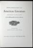 Bibliography of American Literature...for the Bibliographical Society of America - 2