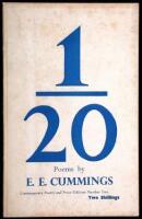 I/20 [One Over Twenty]: Poems by E. E. Cummings, A Selection made by the Author