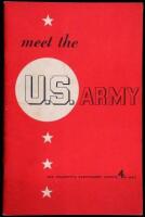 Meet the U.S. Army. Prepared for the Board of Education by the Ministry of Information