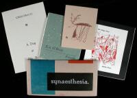 Collection of 21 booklets and typed letters signed chiefly from the Synaesthesia Press