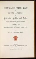 Reynard the Fox in South Africa; or, Hottentot Fables and Tales. Chiefly translated from original manuscripts in the library of His Excellency Sir George Grey, K.C.B.