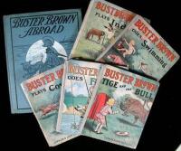 Lot of seven Buster Brown volumes