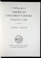 Bibliography of American Children's Books Printed prior to 1821