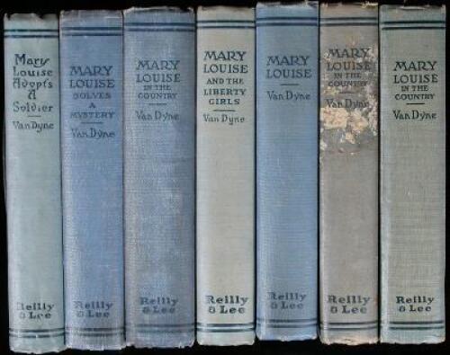 Lot of seven volumes in the Mary Louise series
