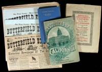 Lot of 8 items pertaining to the resources and history of California