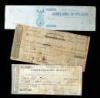 Collection of eight checks, notes, and certificates from early California banks and institutions - 3