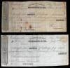 Collection of eight checks, notes, and certificates from early California banks and institutions - 4