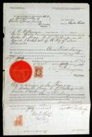 Collection of approximately 30 deeds, indentures, appraisals, tax forms and other material relating to real estate in California