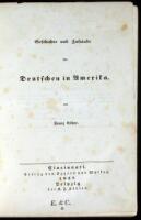 Geschichte Und Zustande Der Deutschen in Amerika - 2 copies