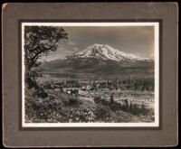 Lot of nine photographs of Mt. Shasta, Crystal Lake, etc. in northern California