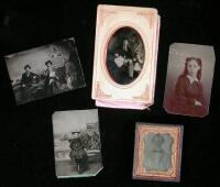 Lot of ten tintypes