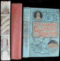 Lot of 3 volumes and 3 metal items from the 1893 Chicago World's Fair