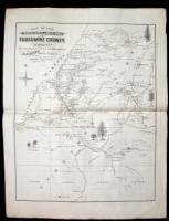 Map of the Principal Quartz and Gravel Mines in Tuolumne County, California. Taken from Government Surveys and Mining Records. By J.P. Dart, Mining Engineer. Scale - One Mile to One Inch. Sonora, August, 1879