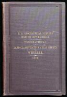 U.S. Geographical Surveys, West of 100th Meridian. Topographical and Land Classification Atlas Sheets