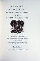 A Discourse Utter'd in Part at Ammauskeeg-Falls in the Fishing-Season, 1739