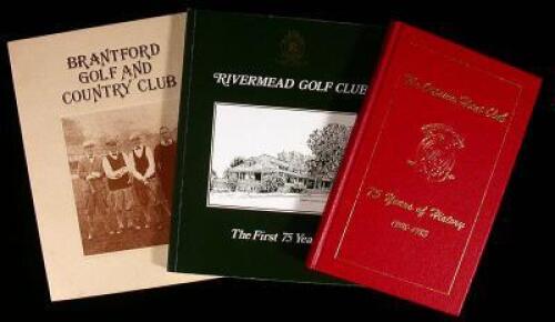 Lot of 12 Ontario, Canada club histories