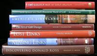 Lot of 7 golf architecture titles